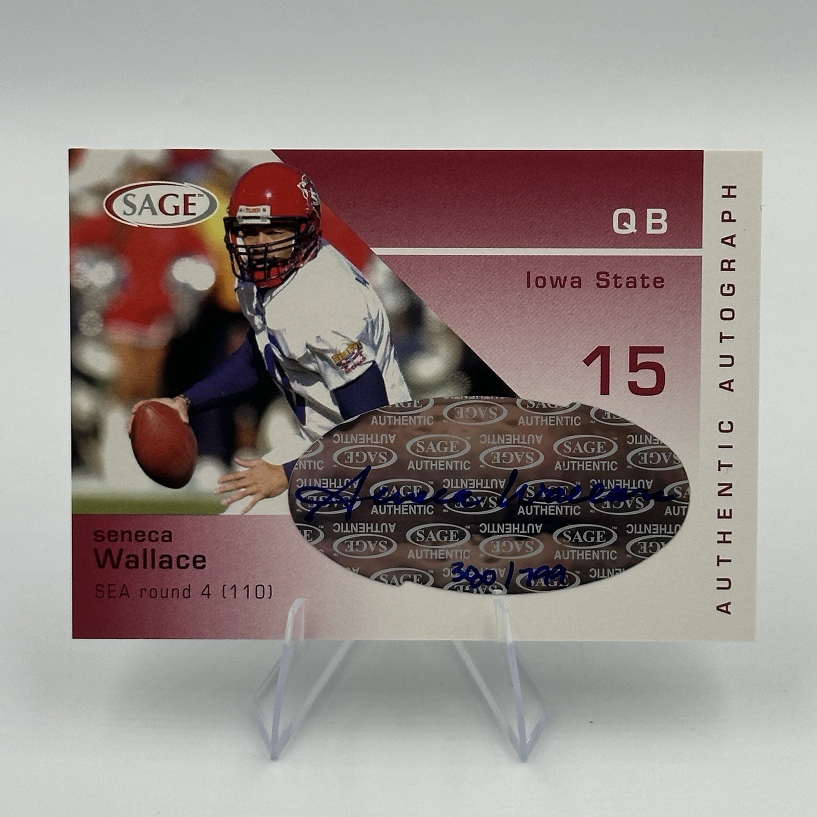 Seneca Wallace SA-GE Autographs #A41 Base