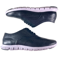 Cole Haan Wingtip Zerogrand Lavender Sole Lace Up Hybrid Oxford Women 9.5 W00945