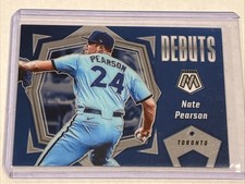 2021 Panini Mosaic Baseball Nate Pearson RC Debuts Insert Card #PD9