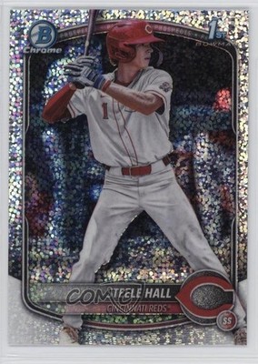 2025 Bowman Draft Chrome Sparkle Refractor Steele Hall #BDC-20 1se7