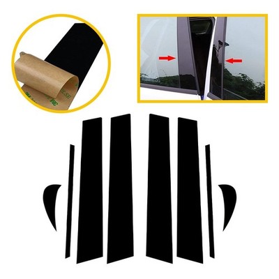 Black Pillar Posts for Toyota Camry 2018-2021 8 sets Set Door Trim Cover Kit New