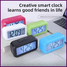 Digital Led Clock Household Bedside Battery Powered Multi-function Alarm