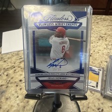 2023 Flawless Ryan Howard Flawless Achievements Sapphire Auto #11/15 Phillies