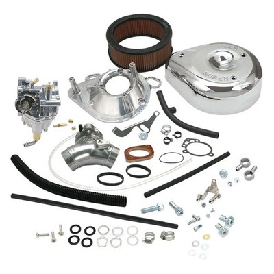 S&S Super E Vergaser Kit für Harley Softail Dyna FXR Evo Big Twin Modelle 93-99