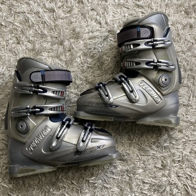 Tecnica Rival X7 Skischuhe UK 5 EU 38 Grau 4 Schnallen Damen