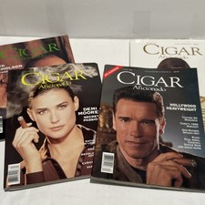 Lot of 4 90s CIGAR AFICIONADO Magazines Schwa...