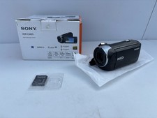 Sony HDR-CX405 Handycam 9.2MP HD Camcorder Camera + 16GB SD Card - Boxed Tested