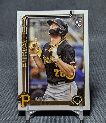 Billy Cook Rookie RC 2025 Topps Series 2 Baseball Card #425 Pittsburgh ...