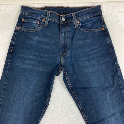 Mens Levi Strauss 512 Jeans W30 L29 Stretch Tapered Slim Blue