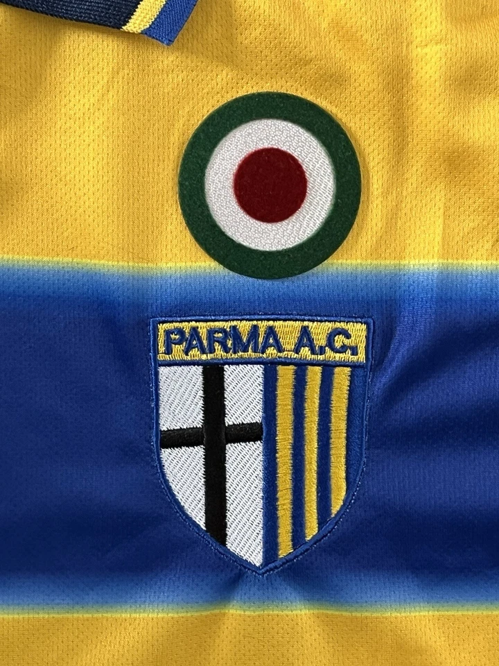 Size XL - 1999-2000 Parma Calcio Champion Home Jersey Vintage Retro - Image 4 of 4