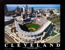 Cleveland Indians Jacobs Field OPENING DAY 1994 Aerial View Premium 22x28 POSTER