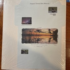 U.S. Stamps SC #UC65. 1999 60¢ Air Post Envelope - Voyageurs National Park,