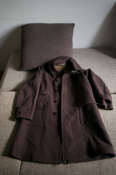 Kaptain Sunshine Traveler Coat 38 - Wool, Walnut, Brown, Balmacaan, raglan sleev
