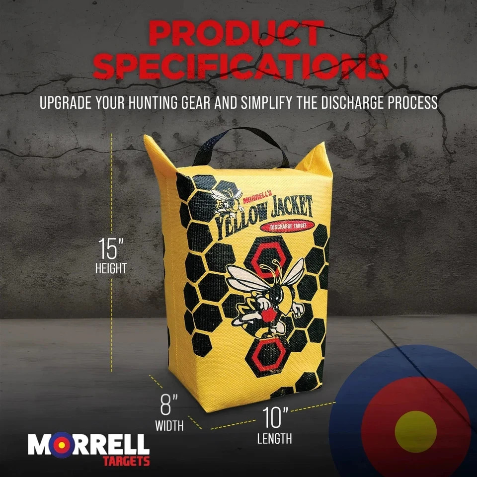 Morrell Yellow Jacket Final Shot Crossbow Discharge Archery Bag Target