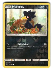 Murkrow 78/145 Reverse Holo Common Sun & Moon Guardians Rising