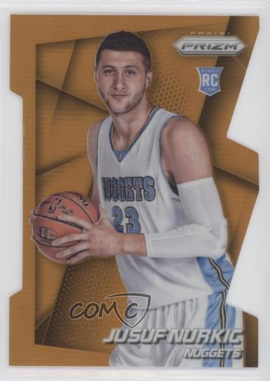 2014-15 Panini Prizm Orange Die-Cut Prizm 82/139 Jusuf Nurkic #280 e1e
