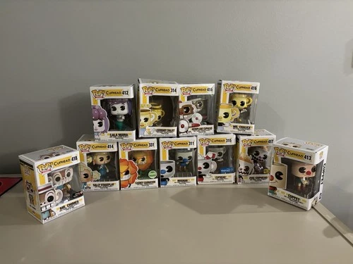 Funko POP Games Cuphead Figure Lot of 11