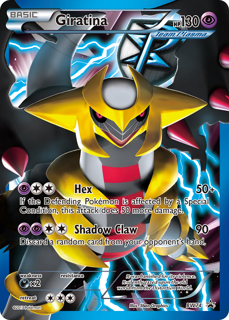 Giratina (BW74) Black & White: Black Star Promos​ - Lightly Played