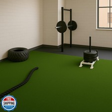 Ottomanson Artificial Turf Golf Hitting Mat 6'6" x 10' Indoor/Out