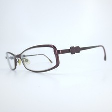 BCBGMAXAZRIA Vivi Win Eyeglasses Wine Purple Rectangular Frames 51-16-135 33785