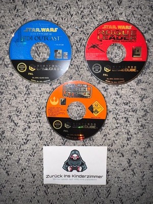 3x Star Wars Nintendo GameCube Disc Only