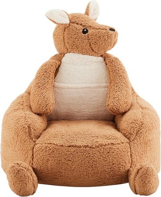 Kangaroo Kids Bean Bag Chair,30 Inch,Animal Child Lovely Bean Bag Sofa,Kids Gift