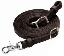 Weaver Leather Roper Rein Black 5/8" x 7' Horse Tack