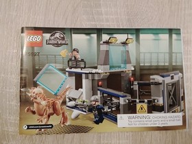 LEGO Jurassic World 75919 75918 75917 75916 75915 75927 Instruction Manual Book