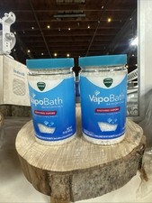 Vicks VapoBath Bath Crystals w/ Eucalyptus 3 Packs Camphor  Menthol 15oz NEW