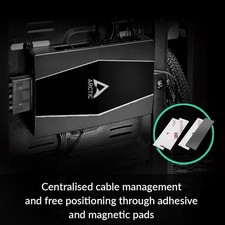 ARCTIC Case Fan Hub 10fold PWM Fan Distributor with SATA Power Black PC B-Stock