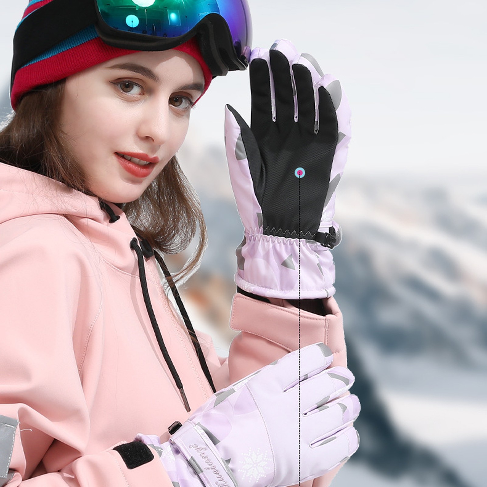 Ski Autumn And Winter Warm Cycling Girls Outdoor Windproof Waterpr