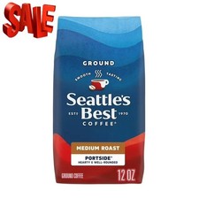 Seattle s Best Coffee Portside, Medium Roast Ground Coffee, 100 Arabica, 12 oz