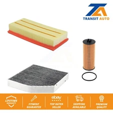 Air Cabin Engine Cartridge Oil Filters (3 Total) Kit For Mercedes-Benz GLC63 AMG