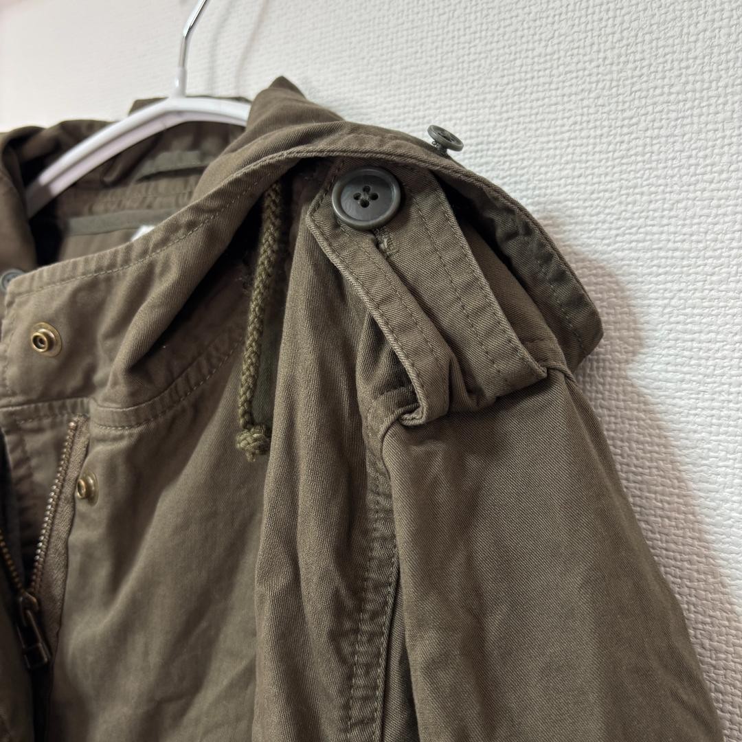 [2WAY] MUJI Mods Coat with Liner M Khaki Boa Sold Out image 9