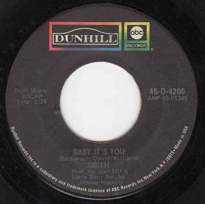 Smith (3) - Baby It's You / I Don't Believe (I Believe), 7'', (Vinyl)