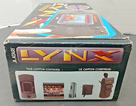 Atari Lynx Model 2  Handheld Console PAG-0401 w Box & Manual Tested - Read