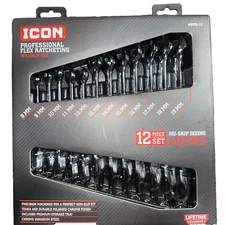 ICON WRFM-12 Professional Flex-Head Metric Ratcheting Wrench WRFM-12 56427 NEW