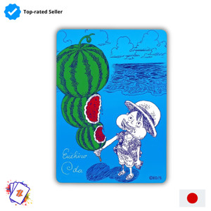 Monkey D Luffy Signed Oda Metal Card Shueisha Official Artwork Oda JAP PREORDER