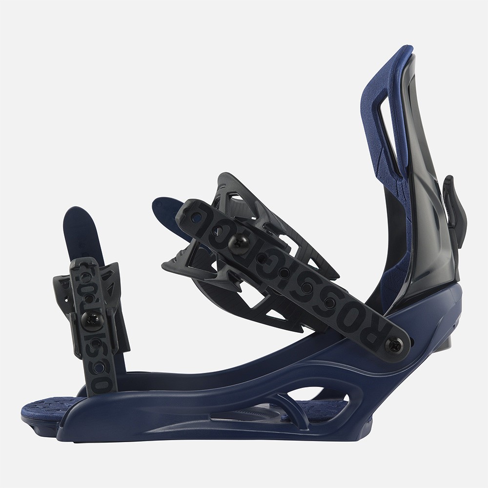 Fixations de snowboard Battle M/L bleues pour sessions de poudreuse - 3