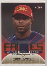 2007 Fleer Ultra Faces of the Game Materials Torii Hunter #GF-TH 2u3