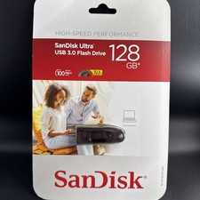 NEW SanDisk 128GB Ultra High Speed USB 3 Flash Drive 130 MB/s SDCZ48-128G-A16BJ