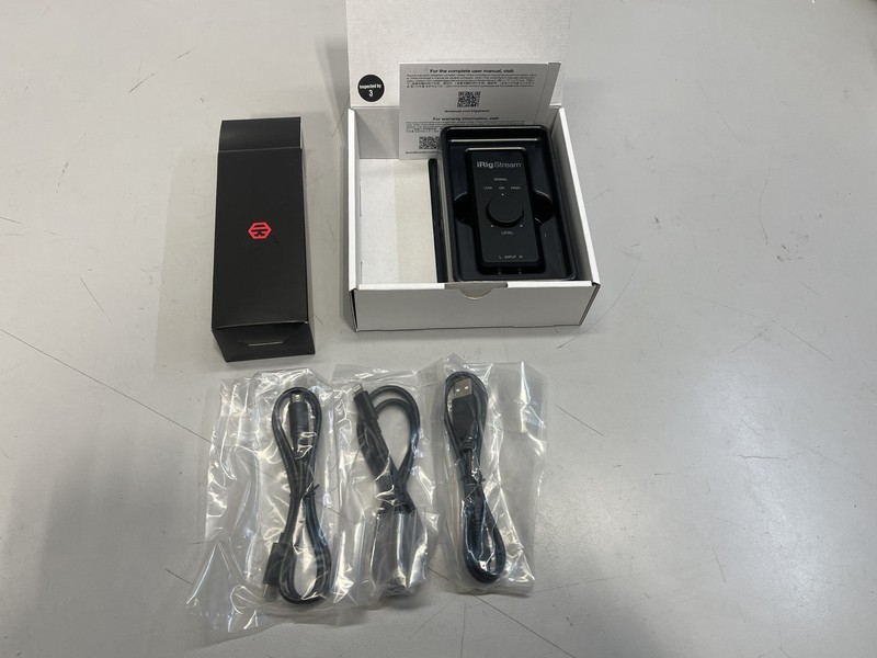 Multimedia iRig Stream Stereo Audio Interface for iPhone, iPad, Mac, iOS and PC