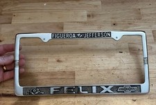 Felix Chevrolet License Plate Frame Topper Chevy Blemish Car Truck Auto Read