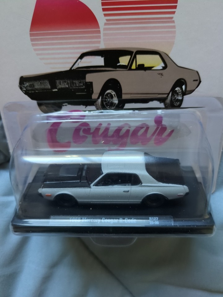 Voiture Miniature M2 Machines Mercury Cougar R-code 1968 - échelle 1:64 - Métal - Neuve