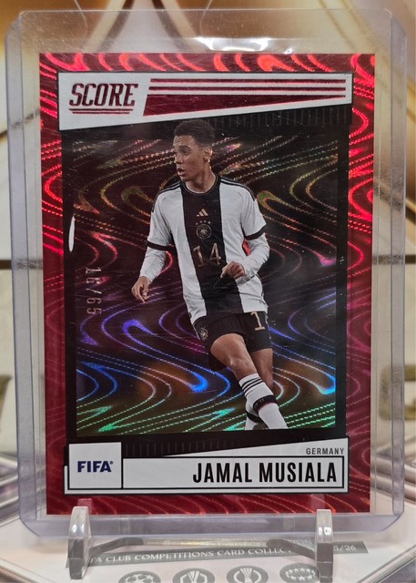Panini Fifa Score 2022/23 Jamal Musiala /65 Red Swirl