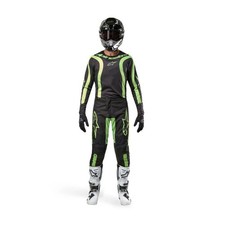 Completo Tuta Alpinestars Cross Enduro Trial Mtb Fluid Lurv 2024 Nero Giallo