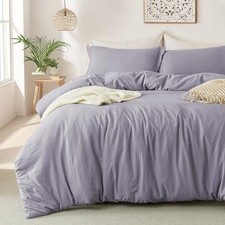 Super Soft Duvet Cover - King 104"x90" 06 - Grayish Lavender No Comforter 