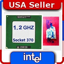 Intel Celeron 1200 MHz Tantalian    Socket 370 CPU   Working   1.2GB   As pictured.