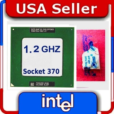 Intel Celeron 1200 MHz Tantalian  Socket 370 CPU Working 1.2GB As pictured.
