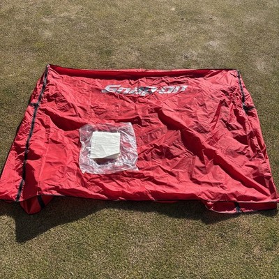 Snap On Classic 96 Triple Bank Roll Cab & Chest Tool Box Cover Red 73'' KAC773793
